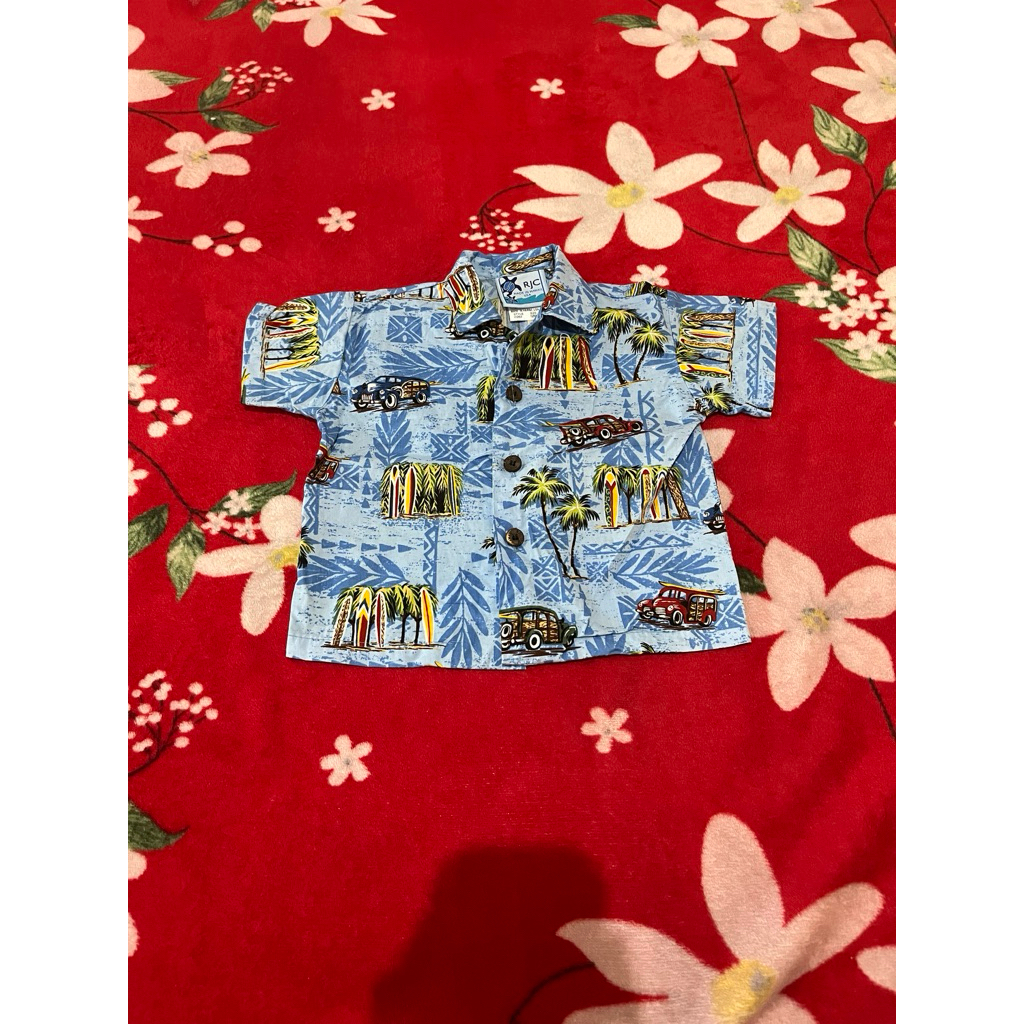 kaos kemeja hawaii RJC 12M