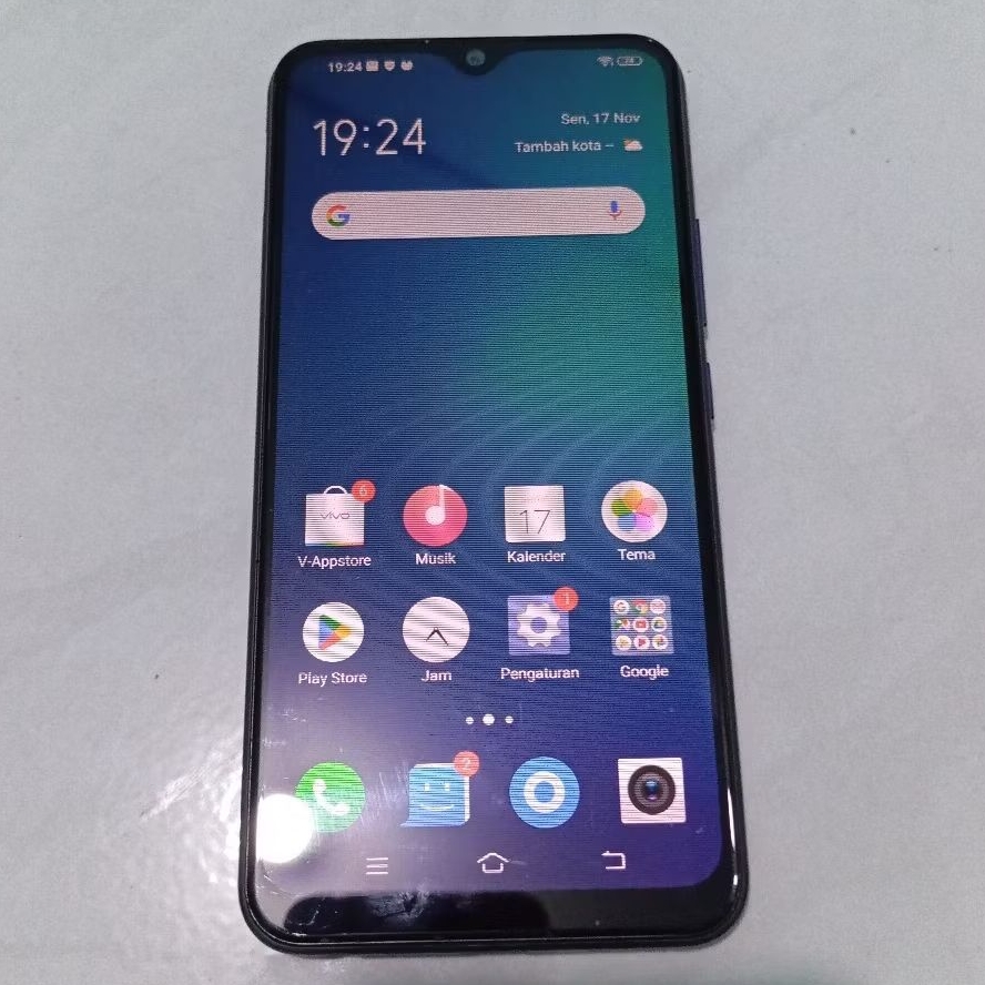 Vivo y12 ram 3 / rom 32 gb hp second normal Batangan