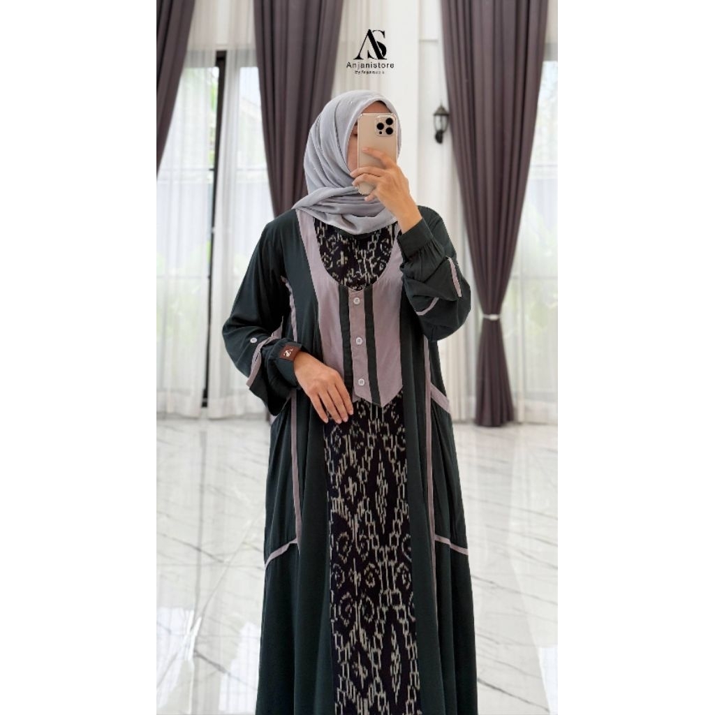 GAMIS TWILL ANJANI STORE EMERALD ETNIK