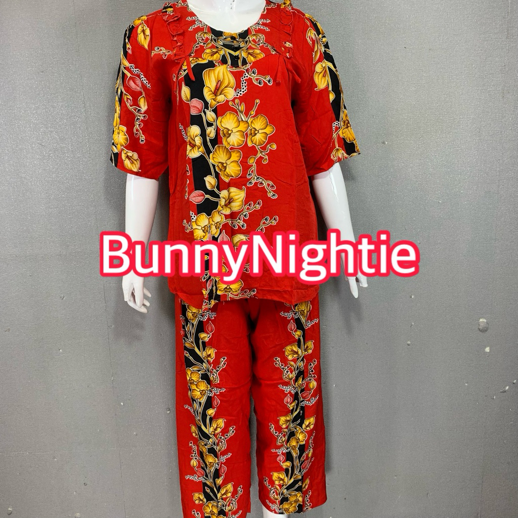 Batik Alvin Rayon - Stelan Alvin CP ABG Lengan 3/4 | Stelan Batik Alvin ABG