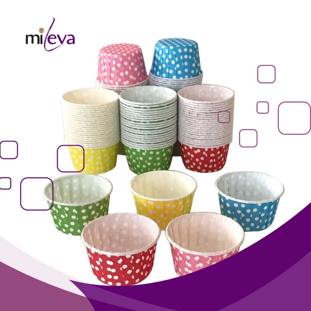 Paper Cup Cup Cake Muffin Cake Case List/ Paper Cup isi 20pc/100pc size m dan s