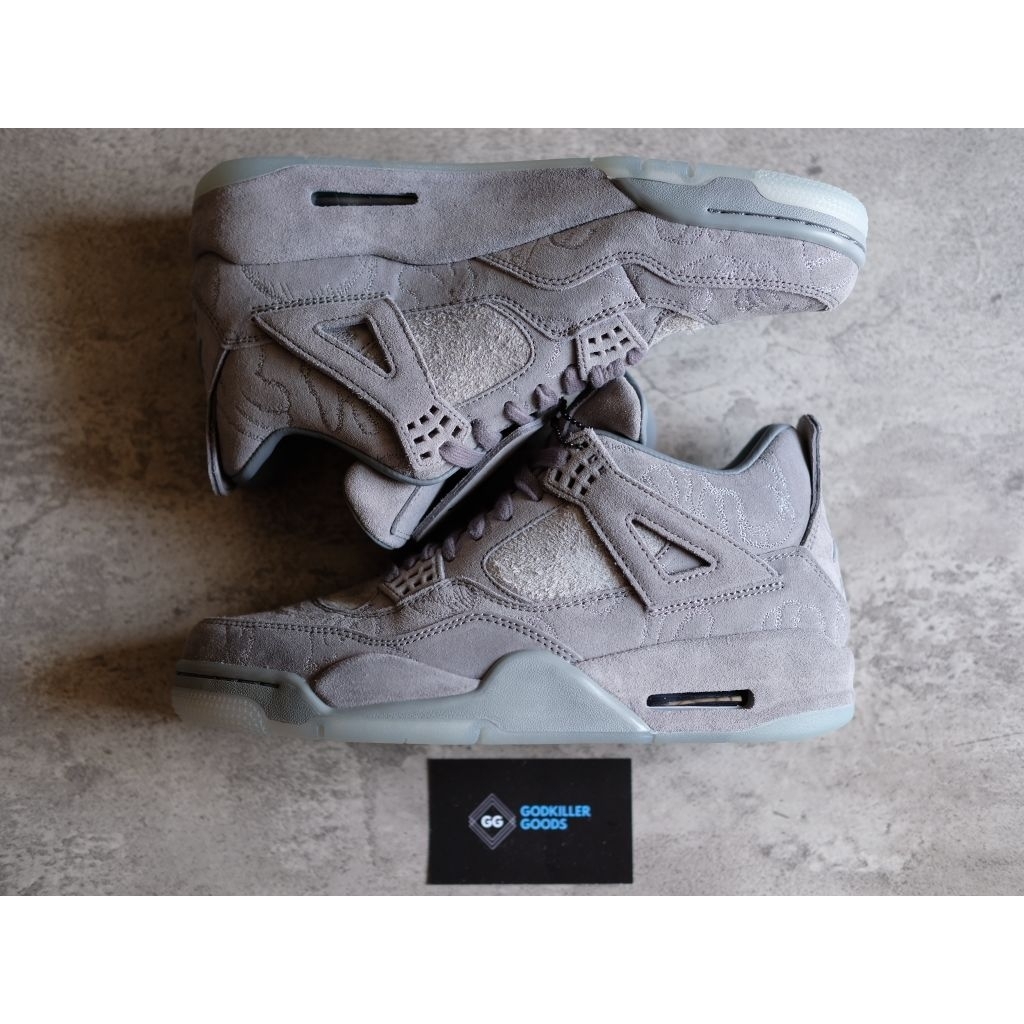 Air Jordan 4 Retro KAWS Grey Kickwho Godkiller