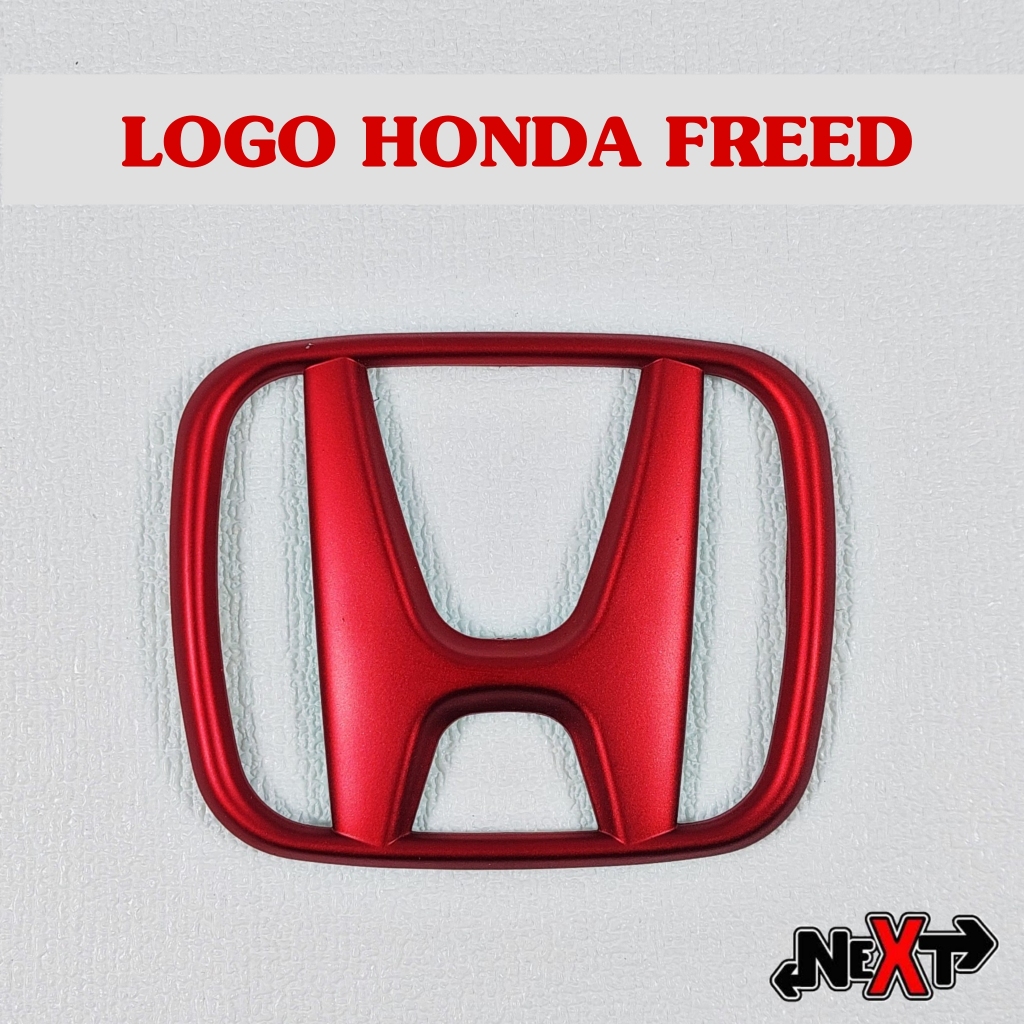 Emblem FREED/ Logo Honda FREED/ Logo Honda Freed Red Doff Metalik