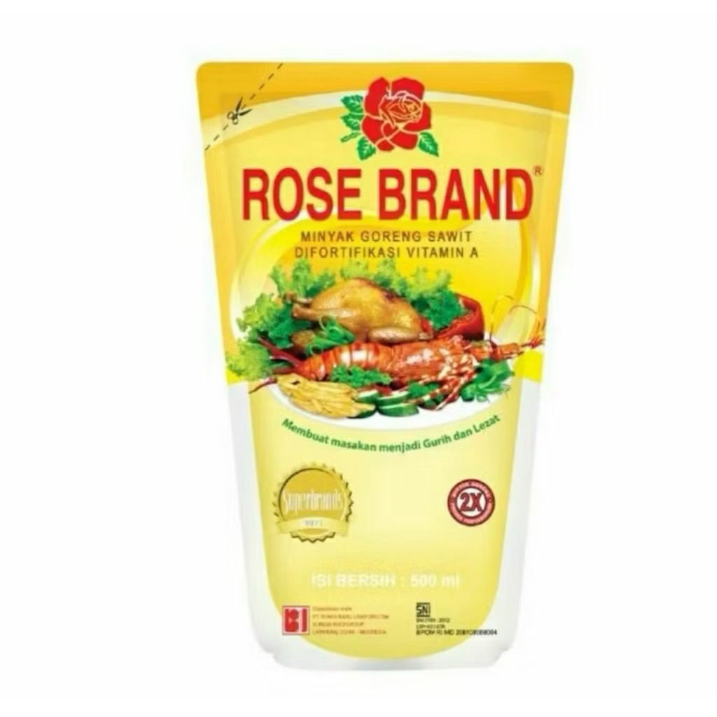 minyak goreng ROSE BRAND 500 ml