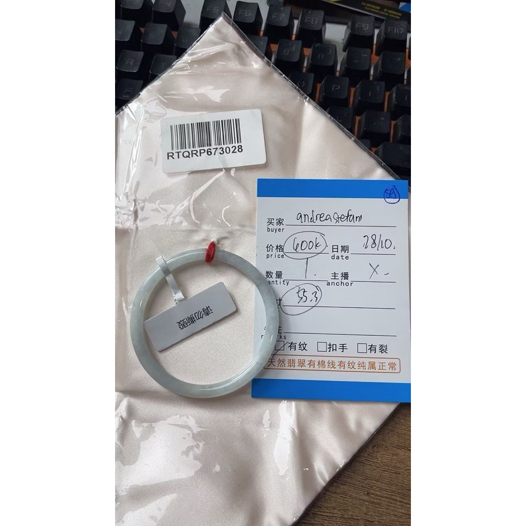 Gelang giok burma asli grade A