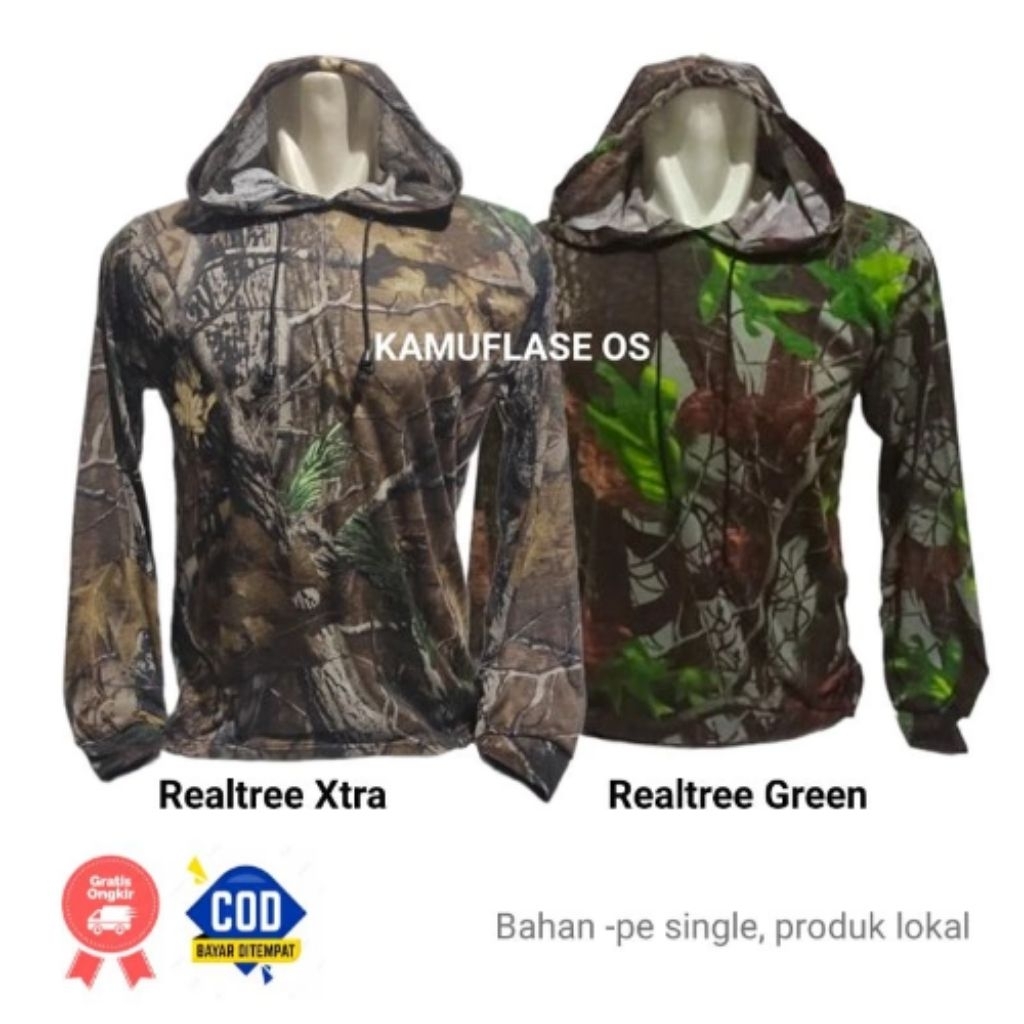 Hoodie Camo Premium Realtree Xtra – Bahan Impor Tebal Adem