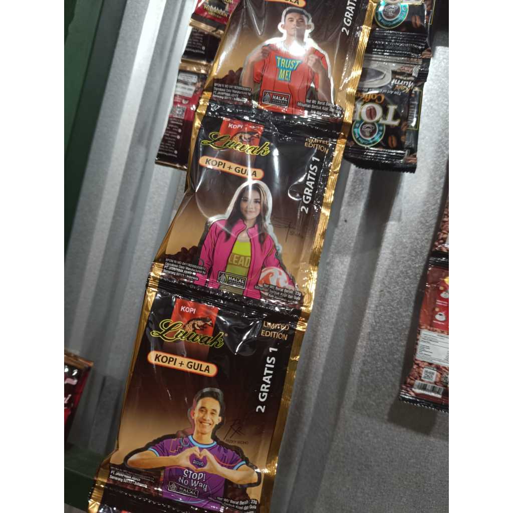 luwak hitam kopi gula 1 renteng