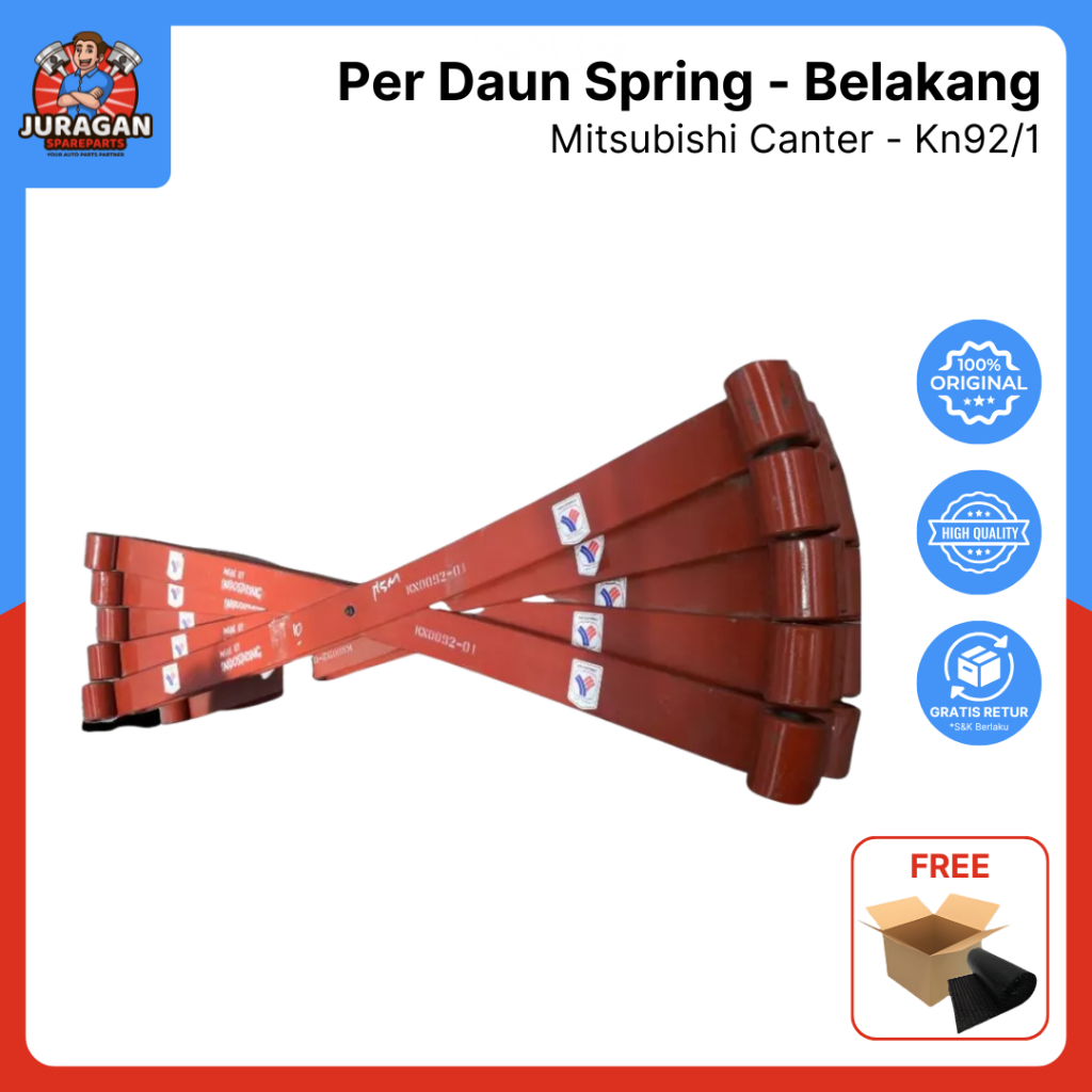 Per Daun Spring Mitsubishi Canter - Kn92/1 - Belakang