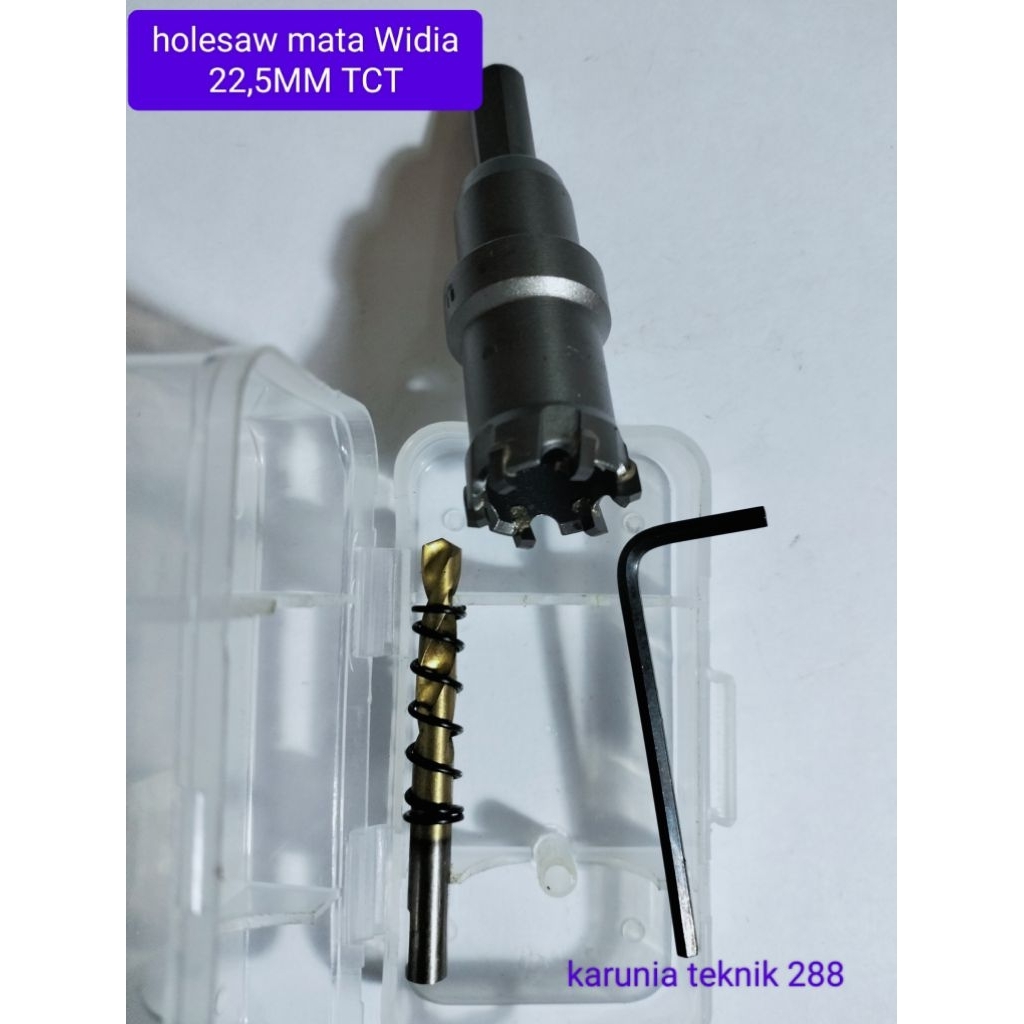 bor holesaw 22,5mm TCT mata Widia New