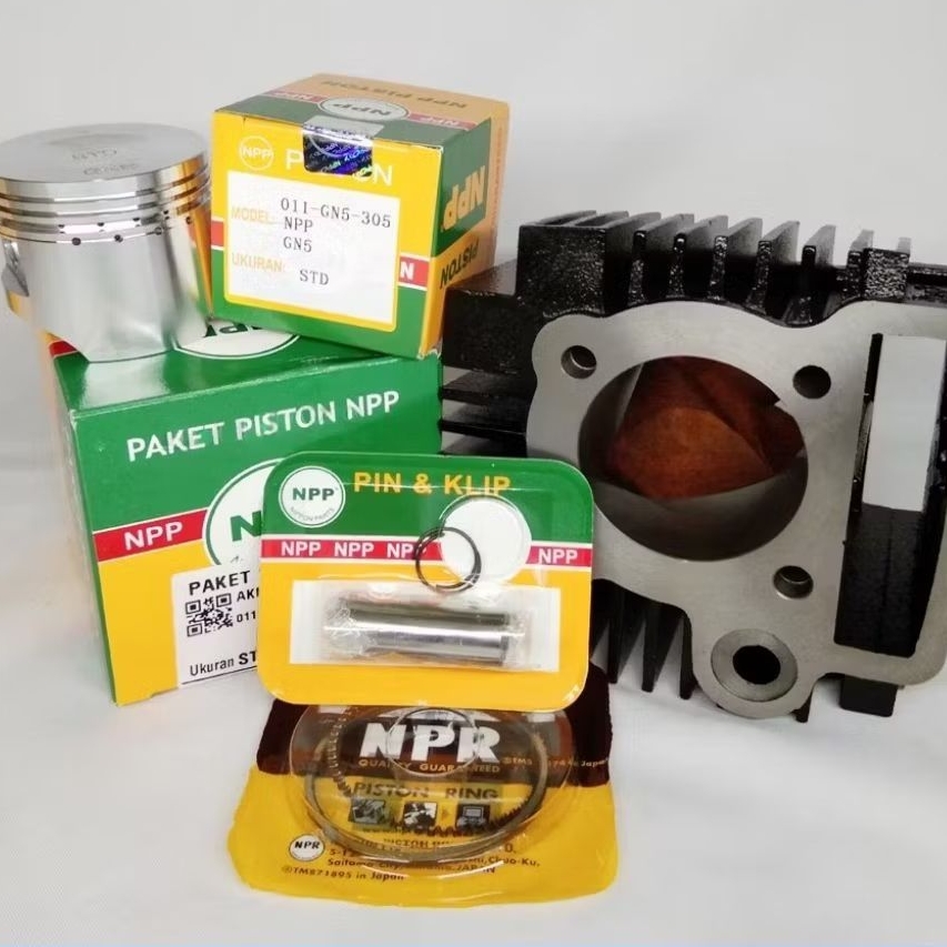 Blok Boring Seher Piston SET Honda Grand, Prima, Supra X 100 NPP