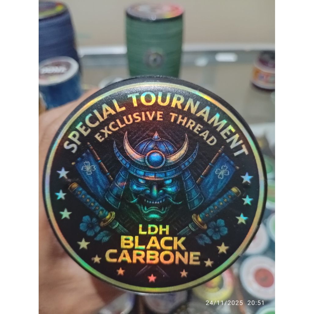 Gelasan LDH Black Carbone 6ribu yard Klosan kayu