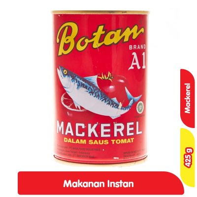 Botan Sarden Mackerel Saus Tomat Kaleng 425 g