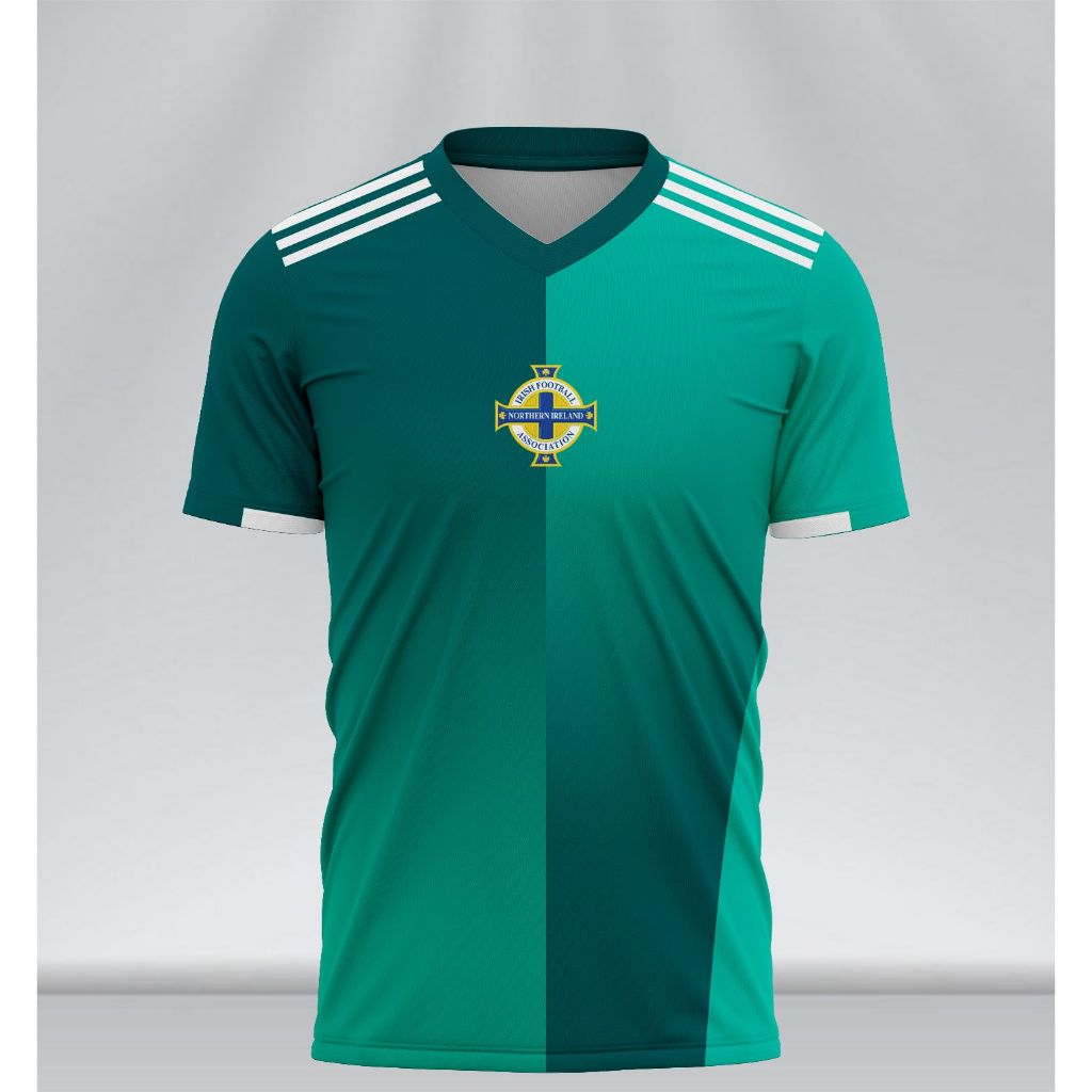Jersey Irlandia Utara Home 2026 Full Printing Northern Ireland