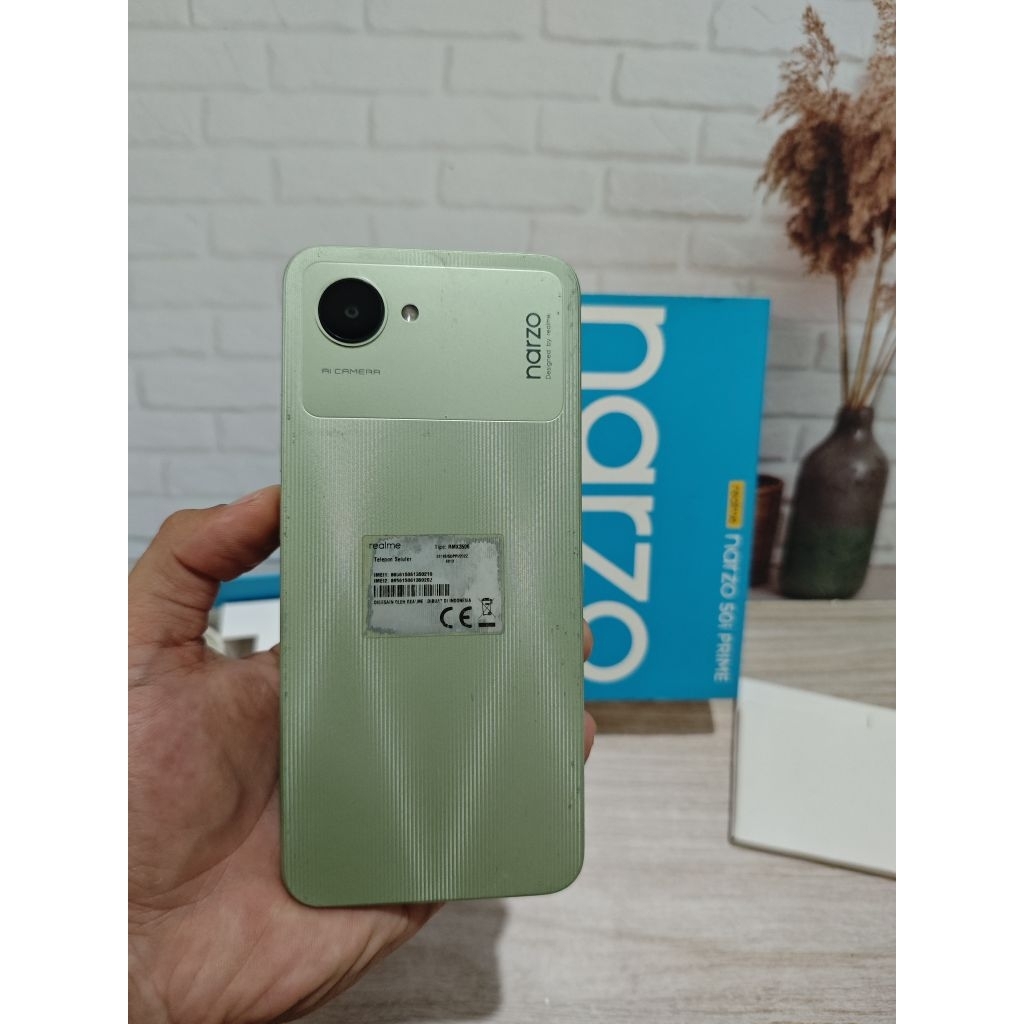 Realme narzo 50i prime 3/32 garansi resmi second original