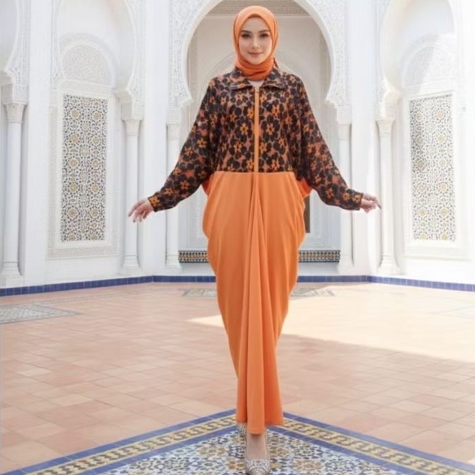 Terusan Al Mia promo cuci gudang free inner dan hijab