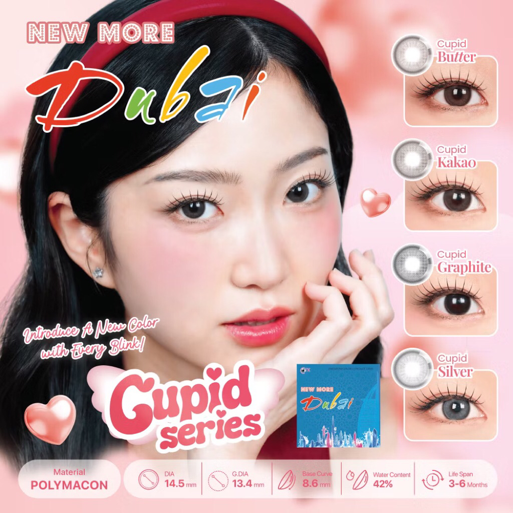 [bs COD] SOFTLENS NEW MORE DUBAI 14.5 MM - Lensa Kontak Lensa Mata - Nayra Softlens