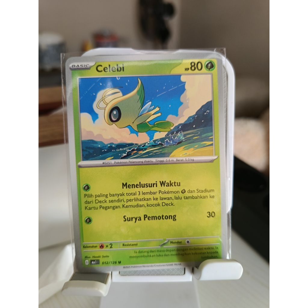 Kartu Pokemon TCG Ori Packaged Bahasa Indonesia Celebi Volcanion Chi-Yu