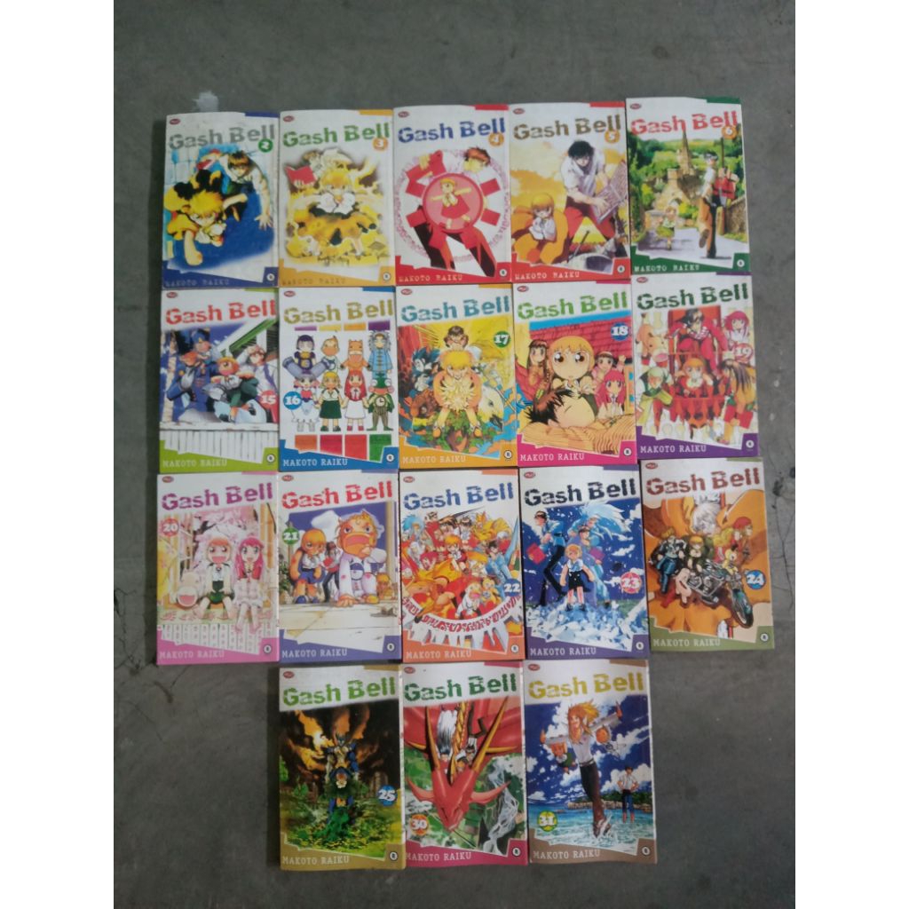 Komik Gash Bell set