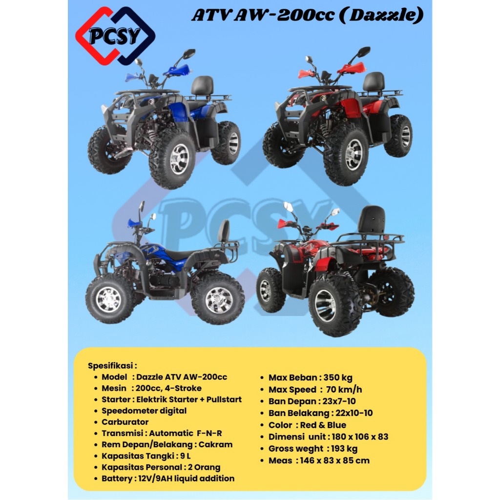 ATV Hunter 200cc Matic