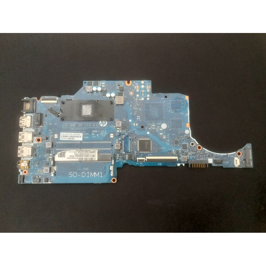 mainboard hp 14s dk0073au minus usb no detech