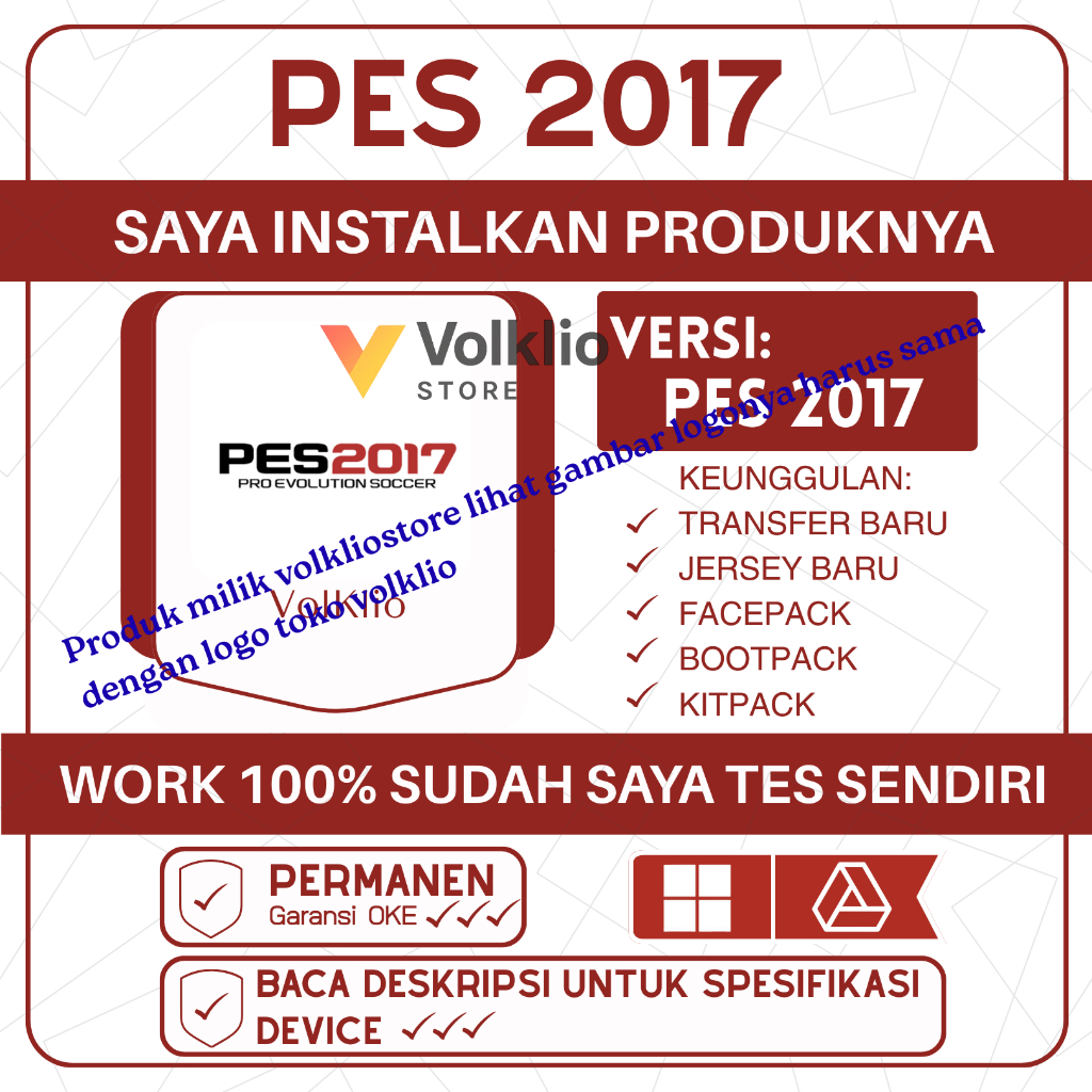 PES 2017 MOD Timnas Season Update Patch 2025 + Windows - Link Drive (Bonus IDM Original Lifetime)