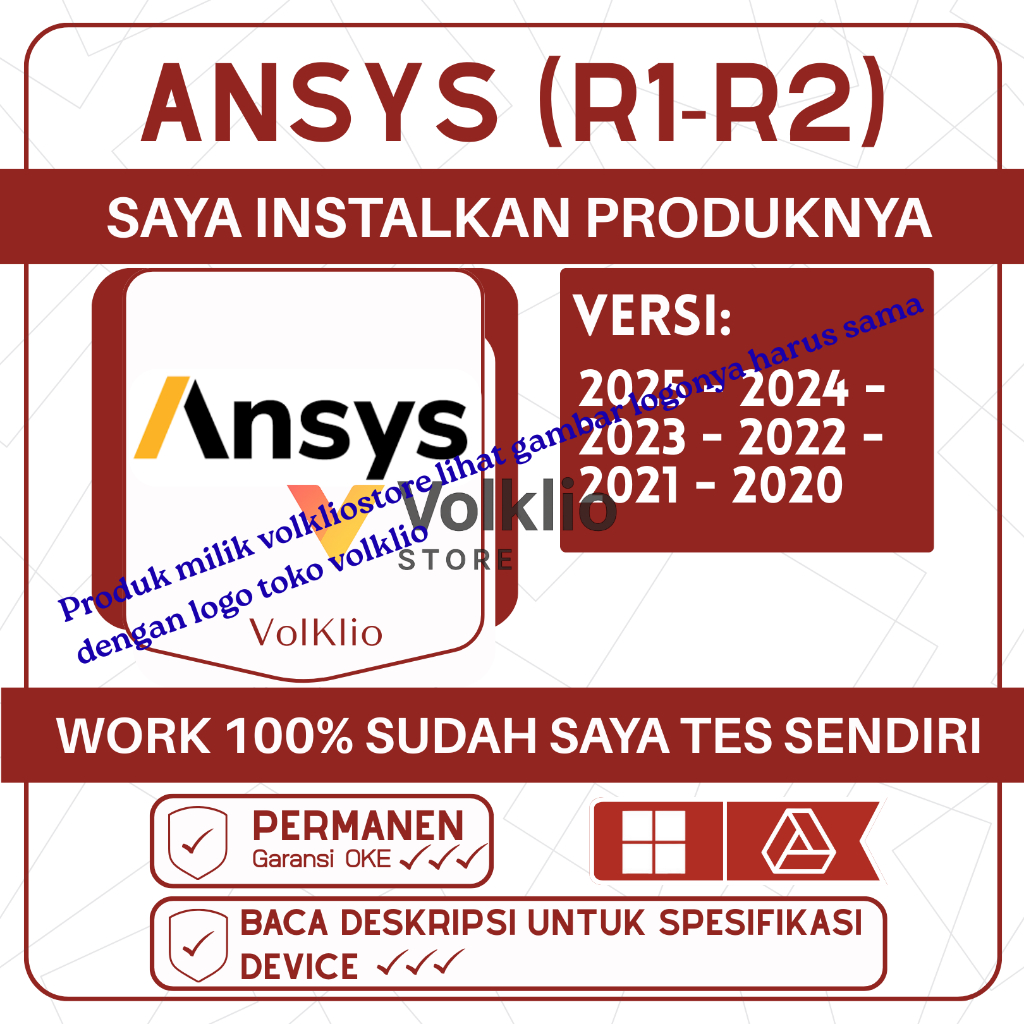ANSYS Software Advanced + Windows - Link Drive (Bonus IDM Original Lifetime)