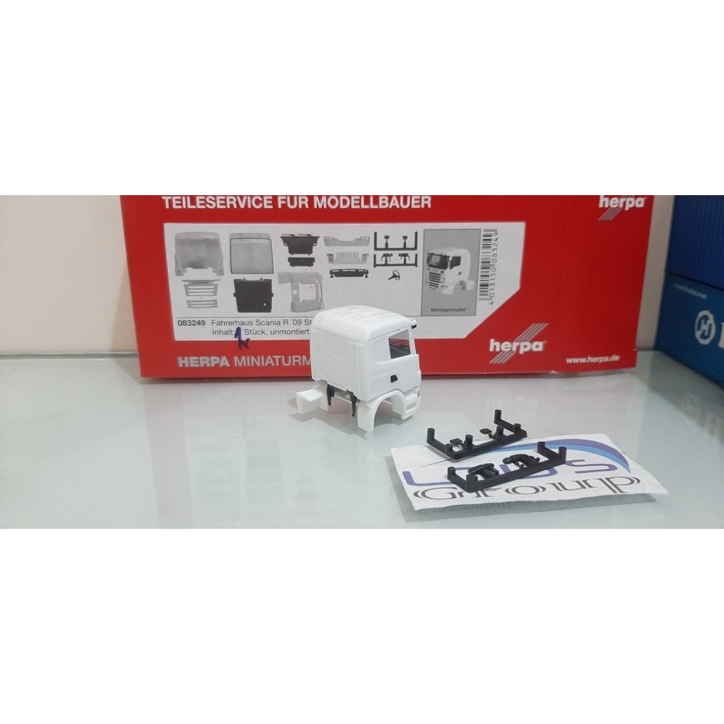 Herpa 083249 cabin Scania R09 skala 87 grill putih