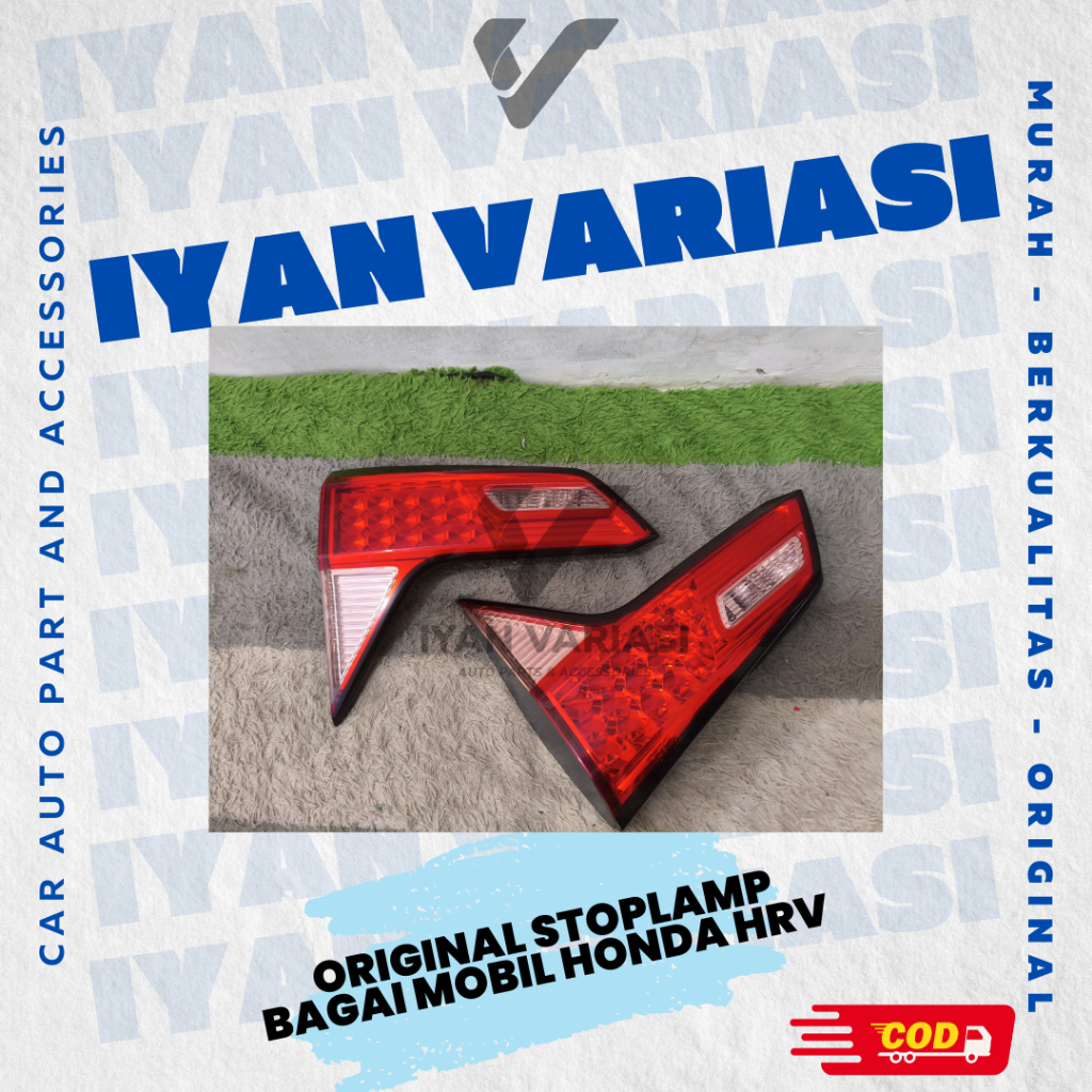 original copotan  stop lampu belakang reflektor bagasi Honda hrv tahun 2018 2019 2020