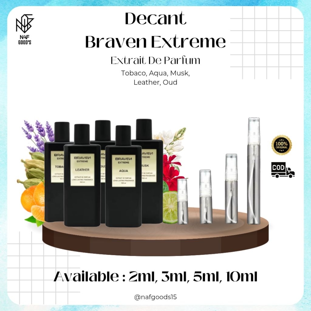 Decant Parfume Braven Extreme Extrait De Parfum
