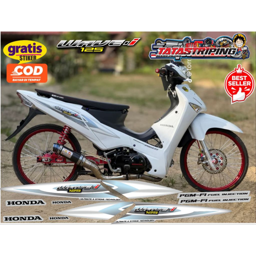 STRIPING WAVE 125 I WAVE THAILAND SUPRA 125