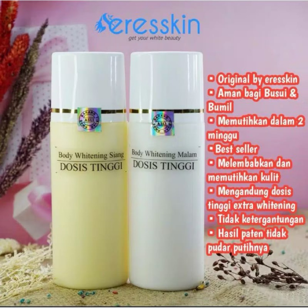 [ New Sepaket ] HB Anggur Extra Whitening Dosis Tinggi Siang dan Malam / memutihkan / Mencerahkan