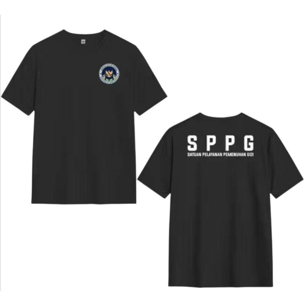 Kaos SPPG Badan Gizi Nasional Combed 30s / Baju Seragam MBG