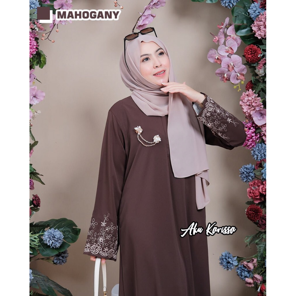 SHADINA DRESS ABAYA WANITA BY AKU KARISSA BAHAN SABRINA BUSUI FRIENDLY NYAMAN KEKINIAN TERMURAH FASH