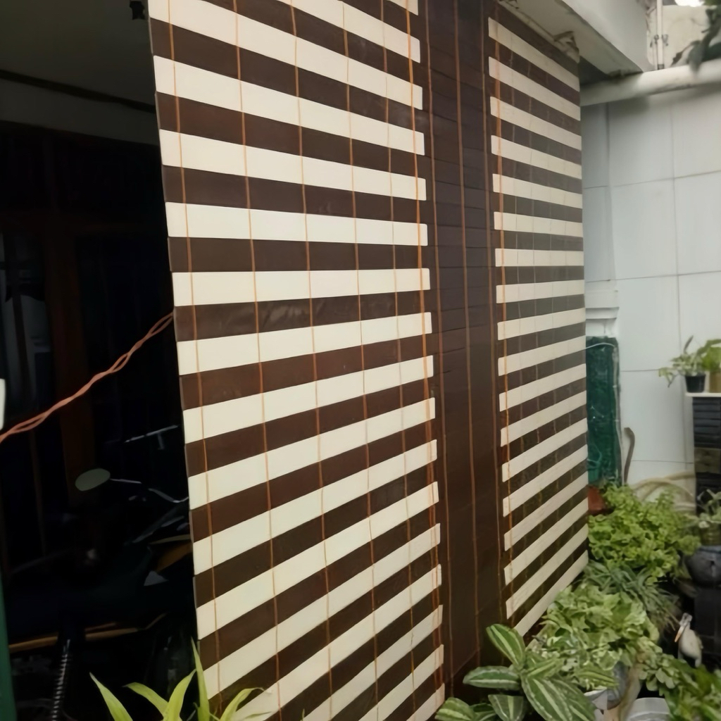 Tirai kerai kere kerey kerai outdor PVC (L x T)