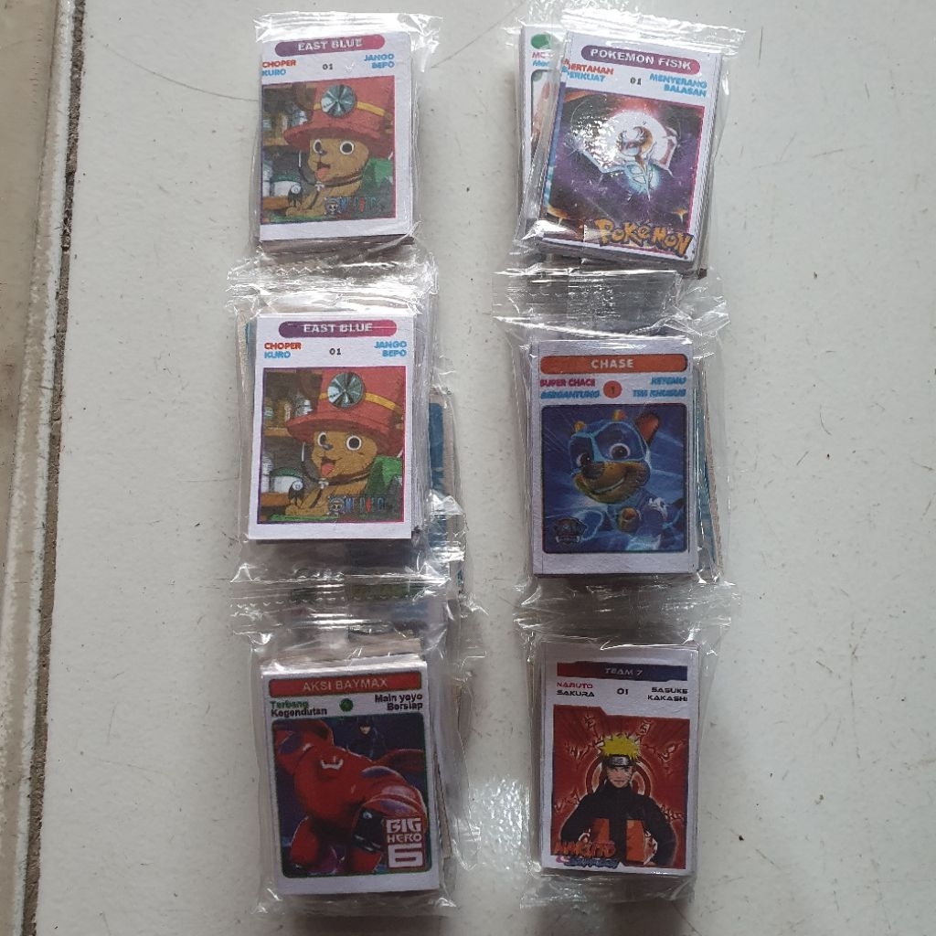 Mainan kartu Kwartet biasa KECIL 1 renceng 10pcs