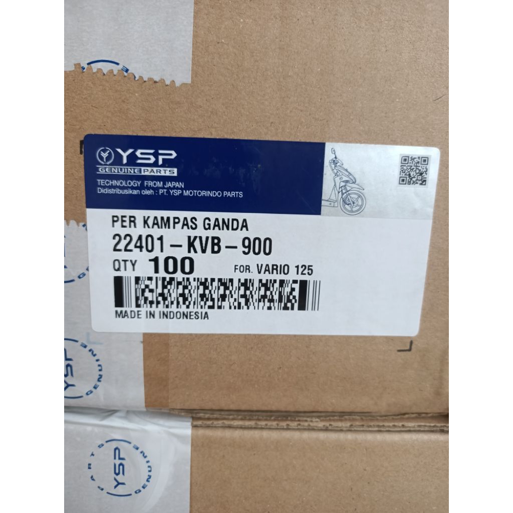 per kampas otomatis ganda vario 125 ori