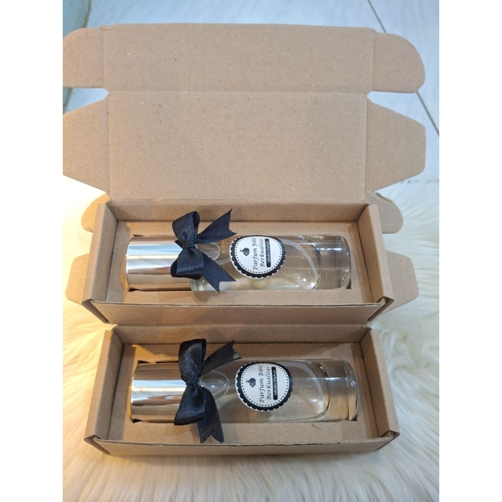 Parfum Bibit Stiker+Box Ready semua aroma bebas pilih warna pita