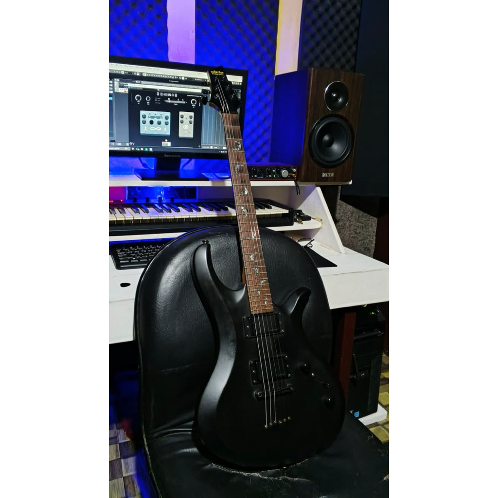 Gitar Elektrik Schecter Damien-6 Original Indonesia