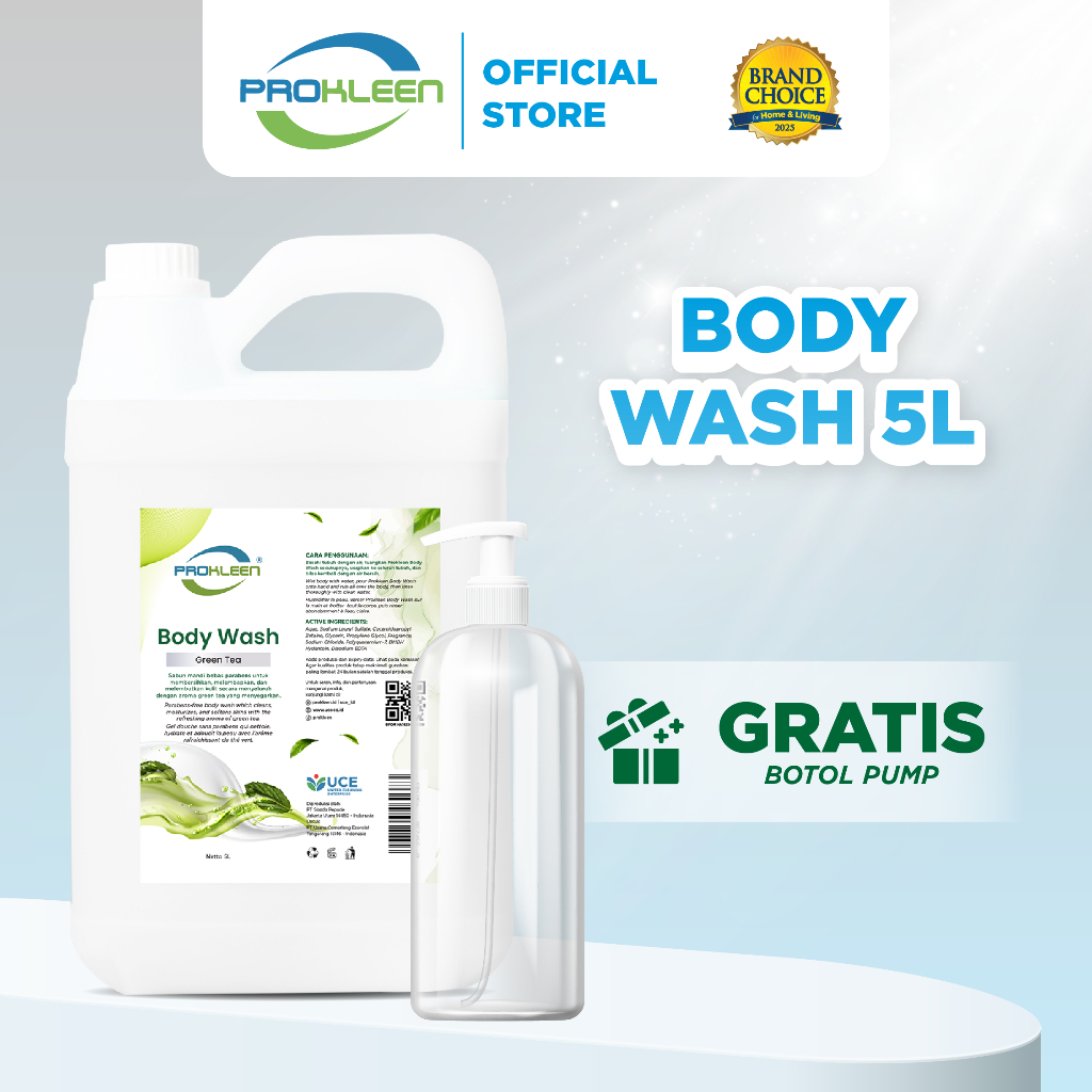 [FREE GIFT] Sabun Mandi BATH & BODY WASH FOAM 5L + Botol Pump