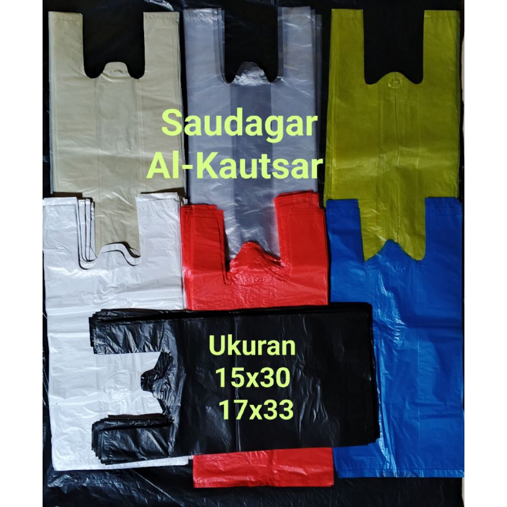 Kantong Kresek Warna 15 lembar