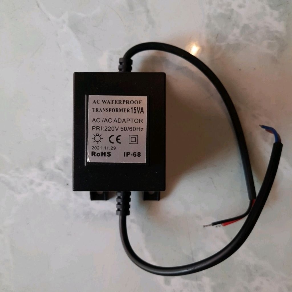 Adaptor Lampu Kolam IP68 15VA