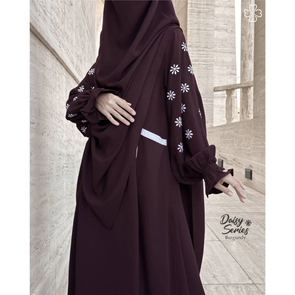 DAISY SERIES BY MAHIRA TERBARU/ ABAYA GAMIS SYARI KEKINIAN BORDIR/ GAMIS ABAYA SYARI/ ABAYA KEKINIAN