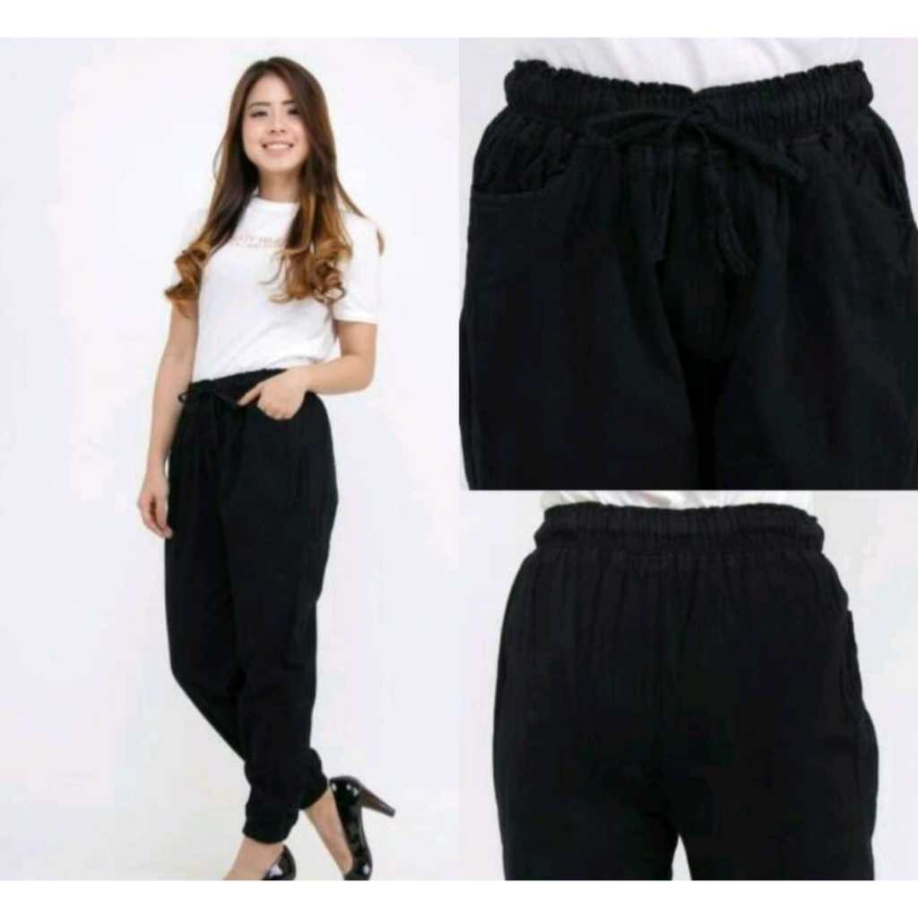 Celana Jogger Jeans Dewasa Max 85kg