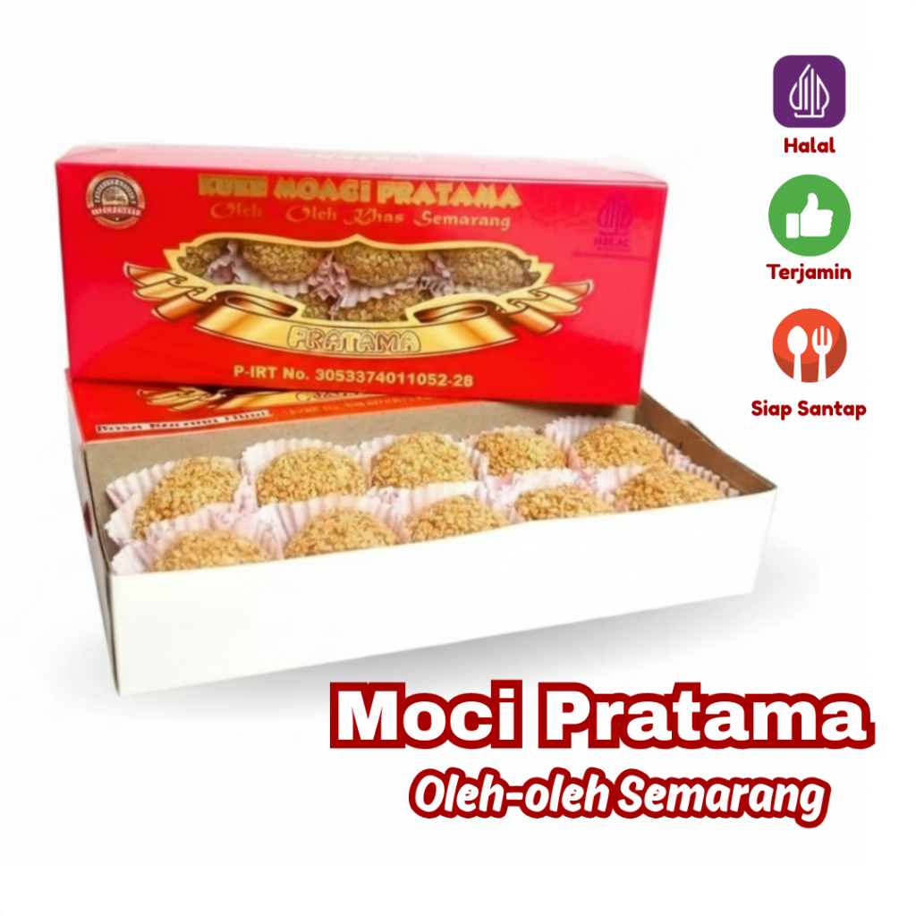 Kue Moaci Moci Mochi Semarang Merk Pratama Wijen