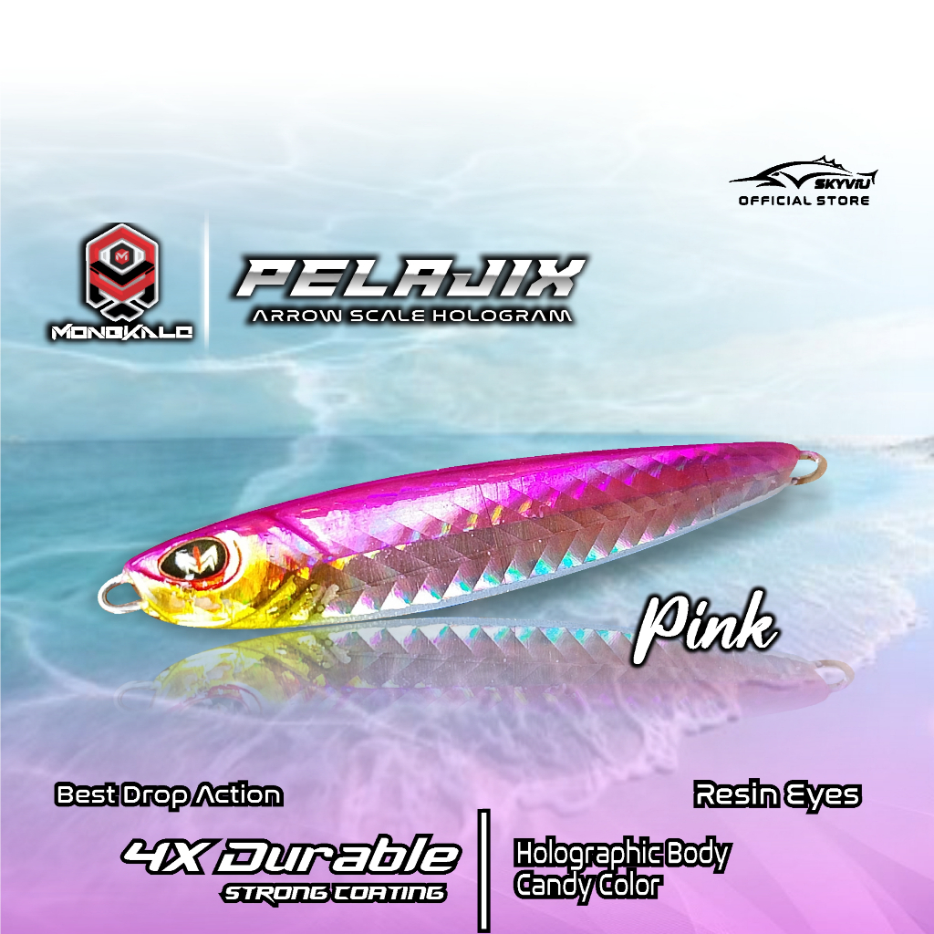 Mongkalo Pelajix Panah noGID noMotif Candy 40 Pink