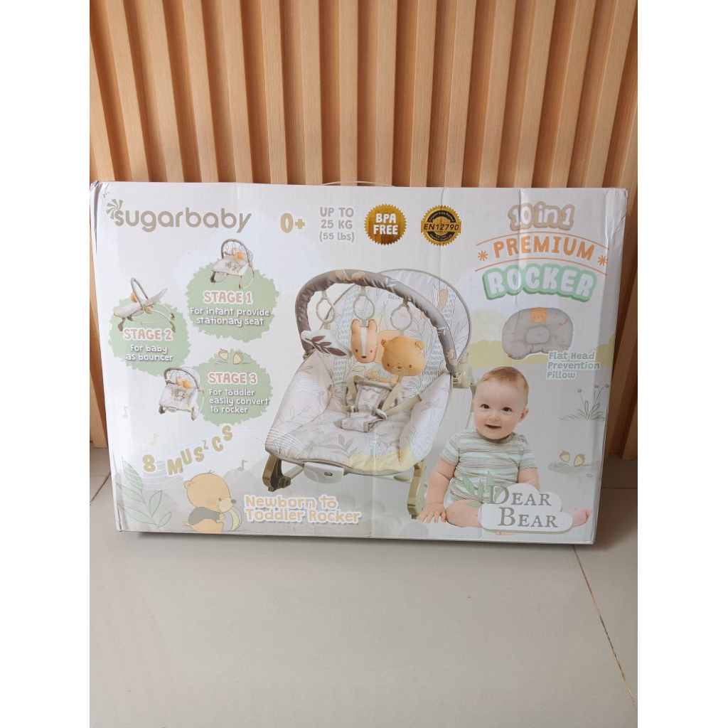 sugarbaby 10 in 1 premium rocker bouncer