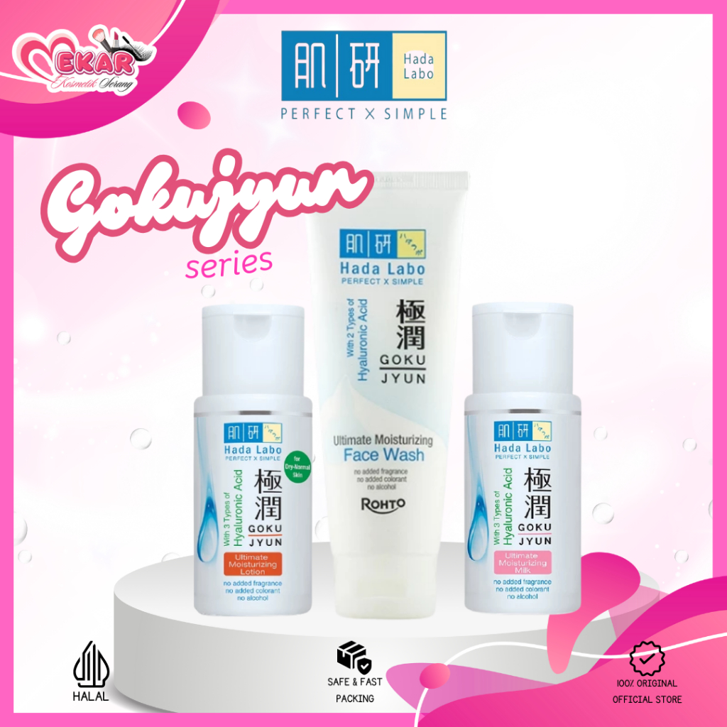 HADA LABO Gokujyun Ultimate Moisturizing Series | Sabun Cuci Muka Hada Labo