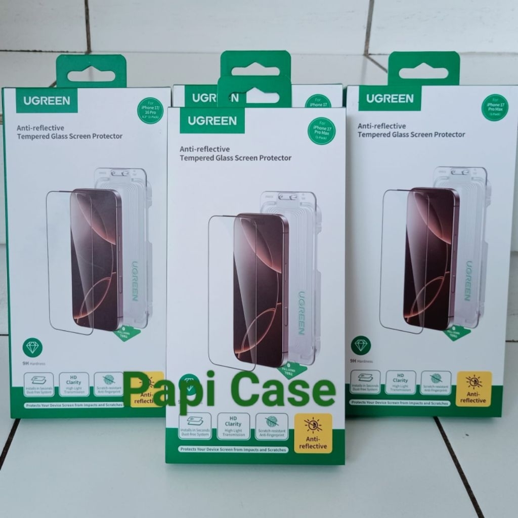Tempered Glas iPhone 17 Pro Max / 17 Pro / 17 UGREEN Anti-reflective Tempered Glass Screen protector