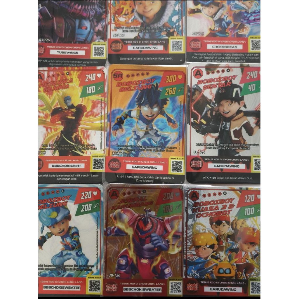 Monsta Galaxy Card Boboiboy Choki Choki Foil 2025 (Satuan)
