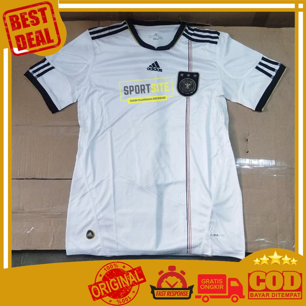 Kaos Adidas Jersey Germany 2010 2011 Home Football Soccer Running Sports Shirt Climacool JSY Jerseys